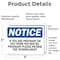 Signmission Safety Culture Sign, 5 in Width, Vinyl Decal, Rectangle OS-2PACK-NS-D-35-L-13614 - alternate 2